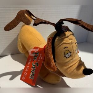 Dr. Seuss Max the Dog Plush - Tan and Brown